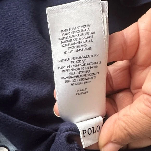 Polo by Ralph Lauren Kids Blue Logo Jersey with a hoodie - Picture 4 of 5